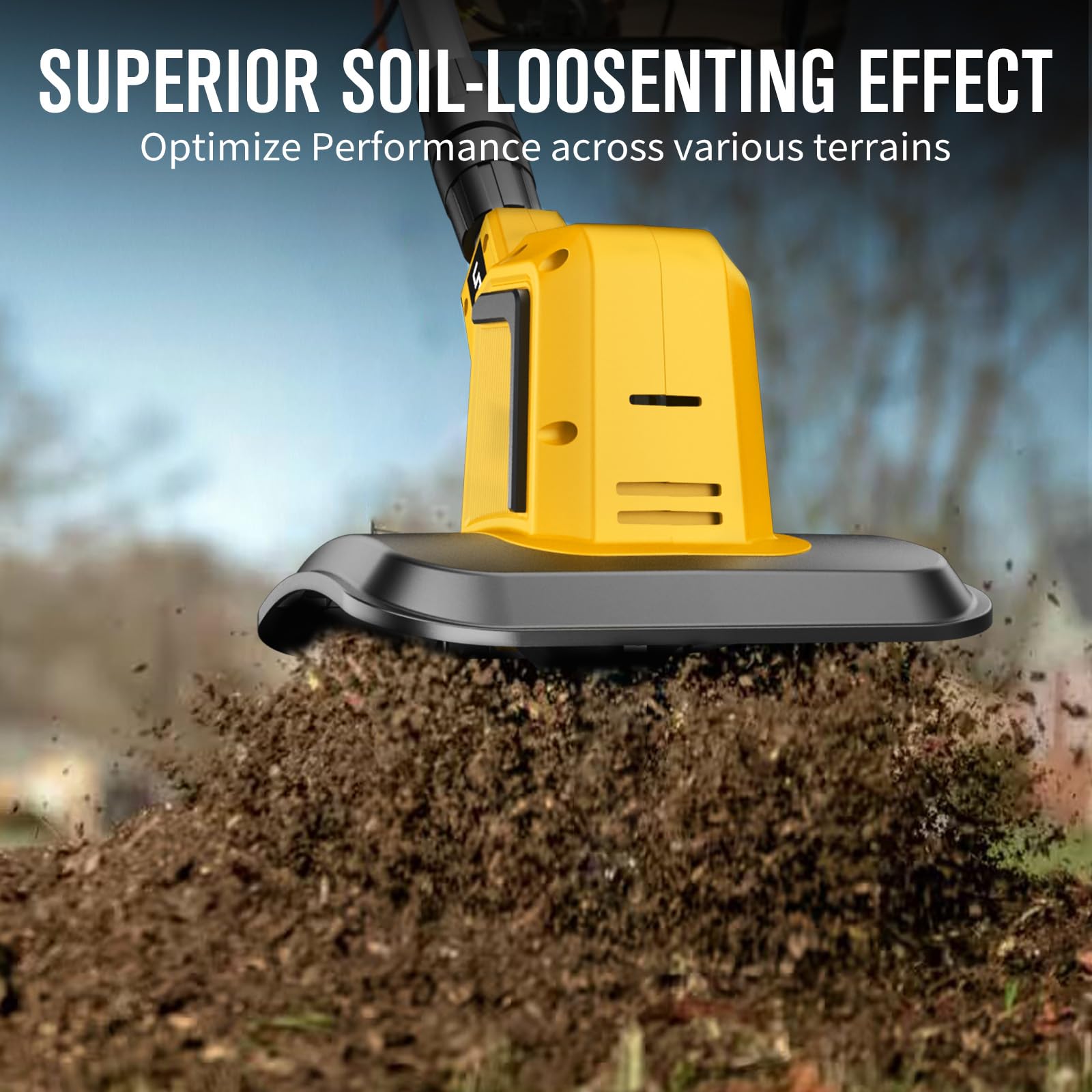 LITEKON side profile with auxiliary handle for ergonomic grip and better maneuverability
