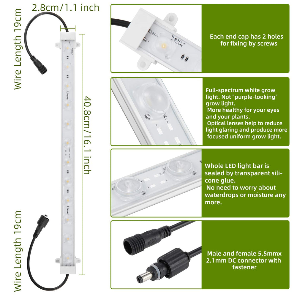 Litever power adapter and timer close-up showing reliable automatic scheduling benefit