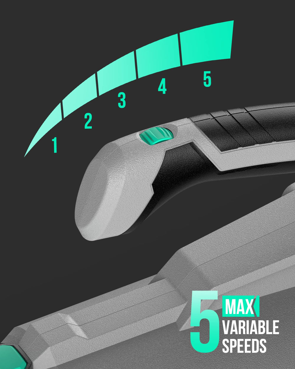 LiTHELi 4.0Ah battery attached offering long runtime benefit