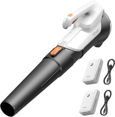 LiTHELi blower front profile showing compact body and ergonomic benefit