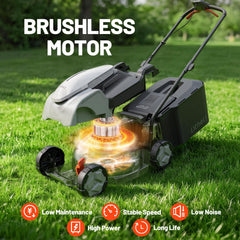 LiTHELi brushless motor close-up highlighting quiet, efficient power