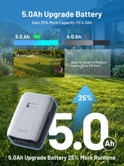 LiTHELi cutting deck close-up highlighting steel deck and airflow for even cuts