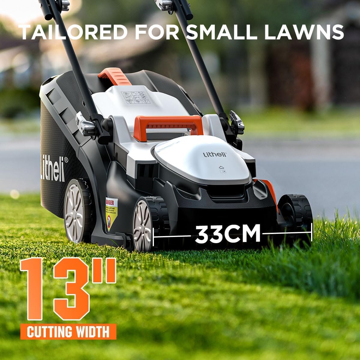 LiTHELi deck close-up highlighting blade area and clean cutting performance