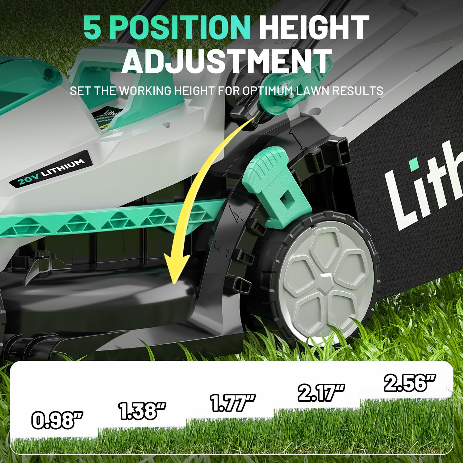 LiTHELi folded handle for compact storage and easy space-saving benefit