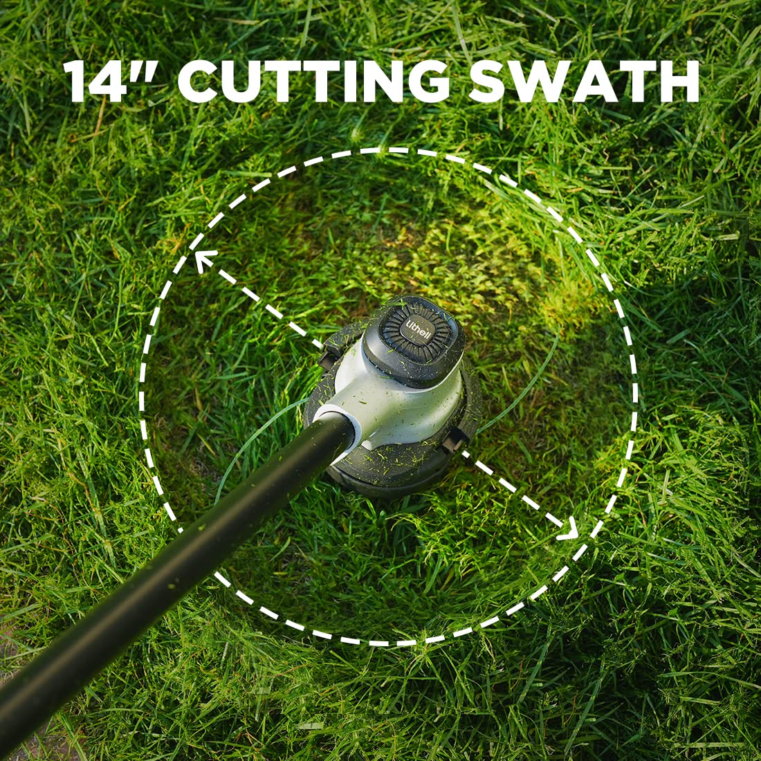 LiTHELi folded trimmer compact for easy storage and space saving