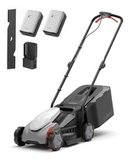 LiTHELi front view of mower showing compact deck and design benefits