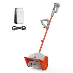 LiTHELi front view showing compact shovel and quiet operation benefit