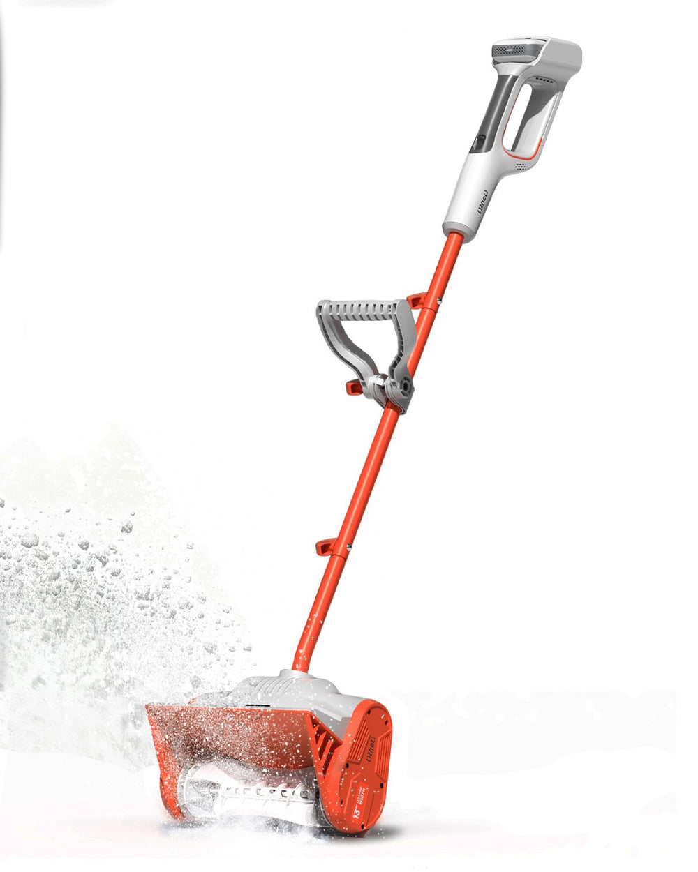 LiTHELi front view with battery showing compact clearing and easy handling