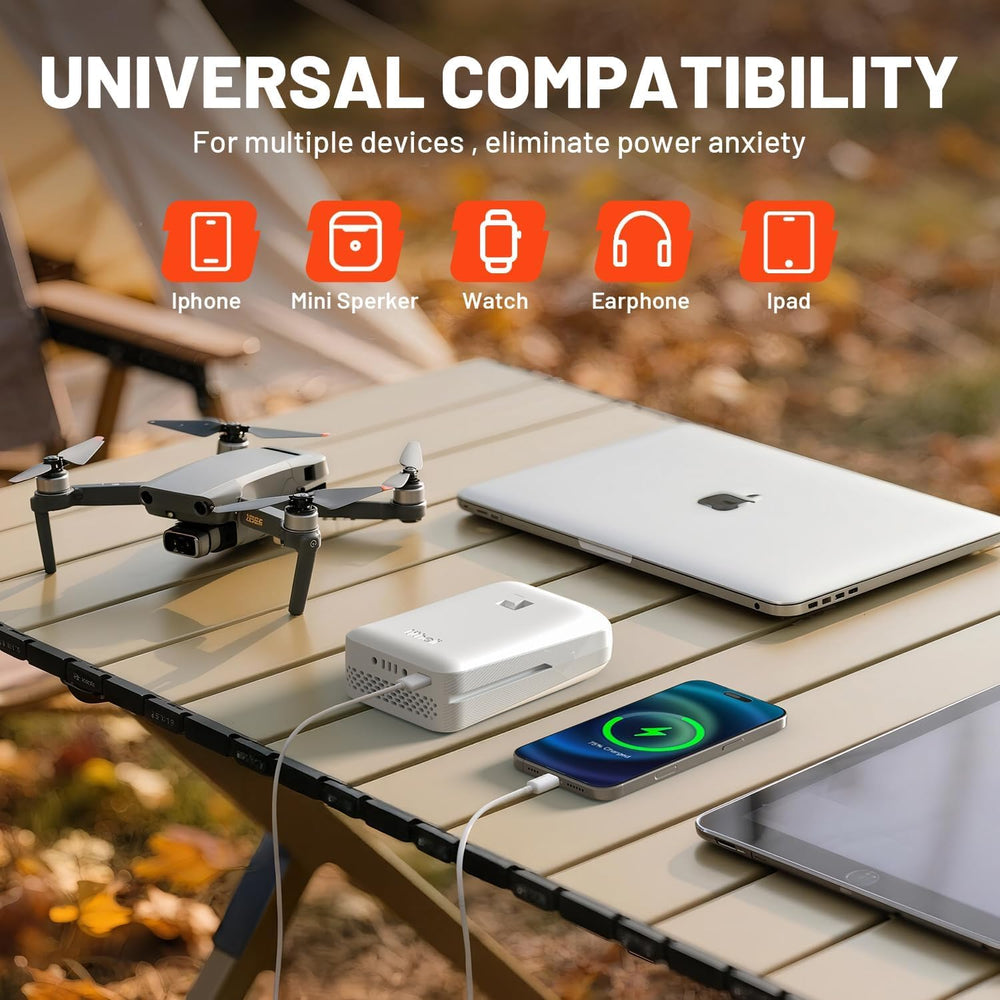 LiTHELi included batteries with Type-C ports charging a phone on the go