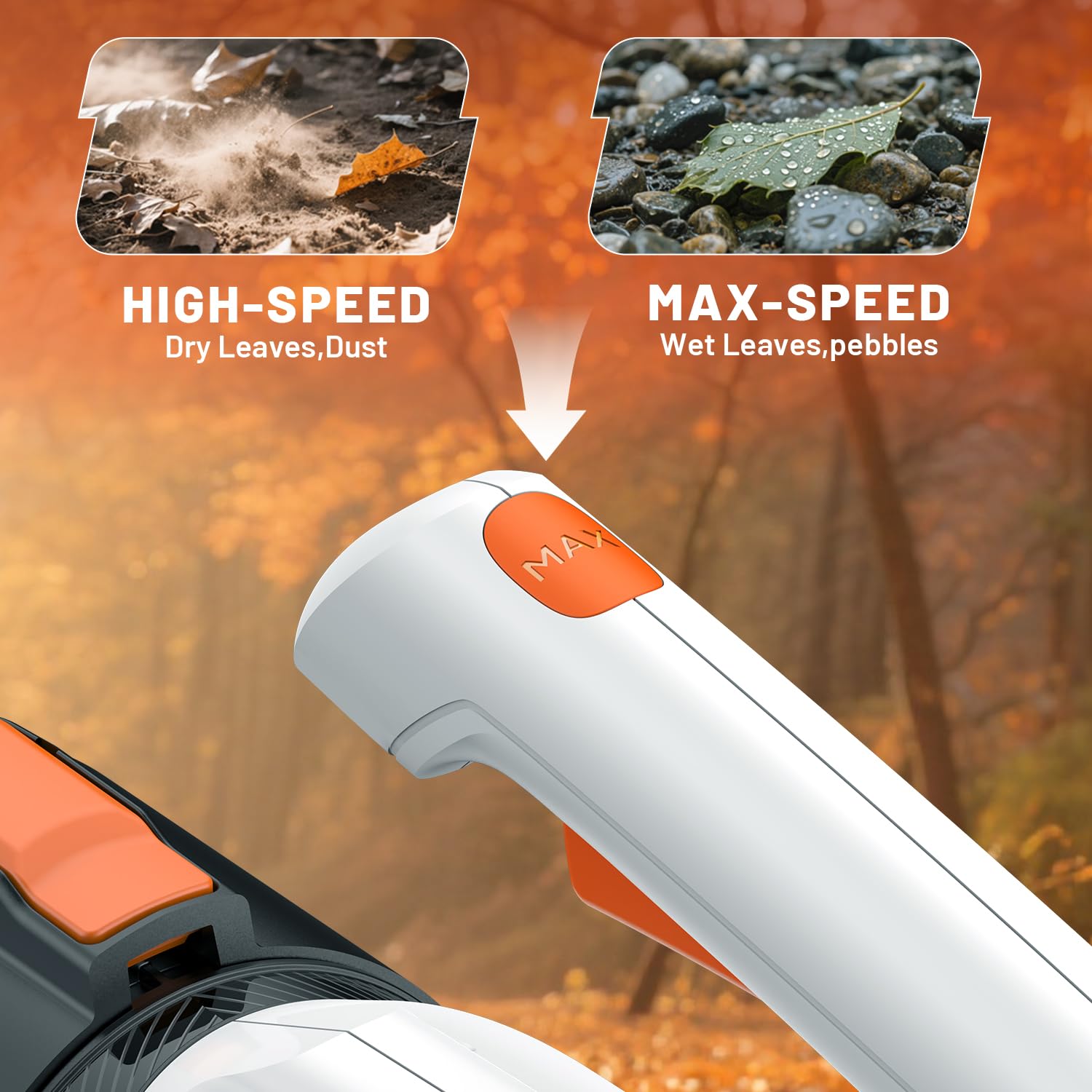 LiTHELi side profile with battery attached illustrating balanced lightweight benefit