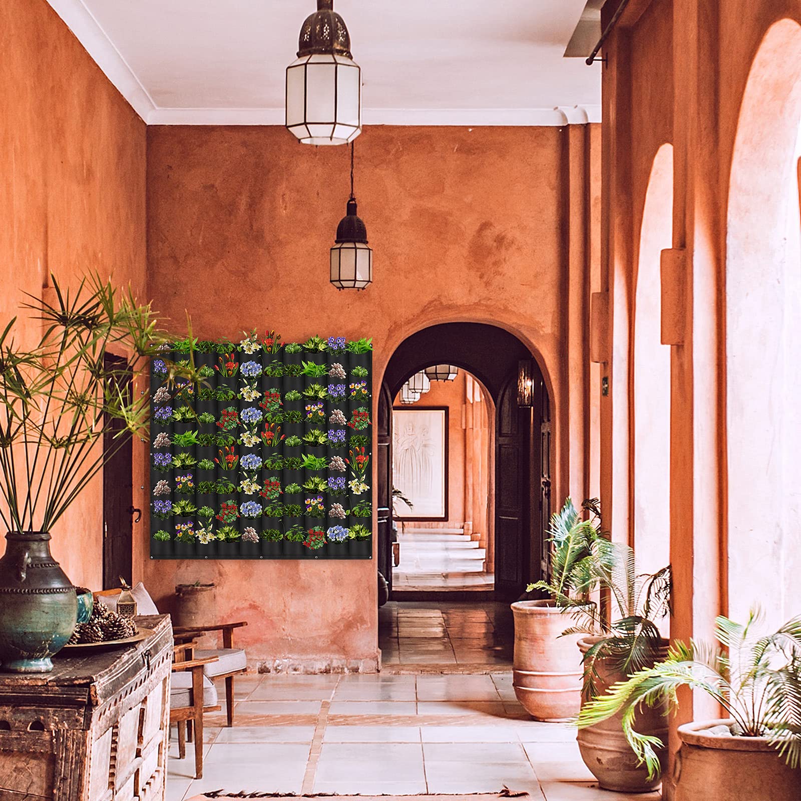 LITLANDSTAR interior wall display in living room adding greenery and decor benefit