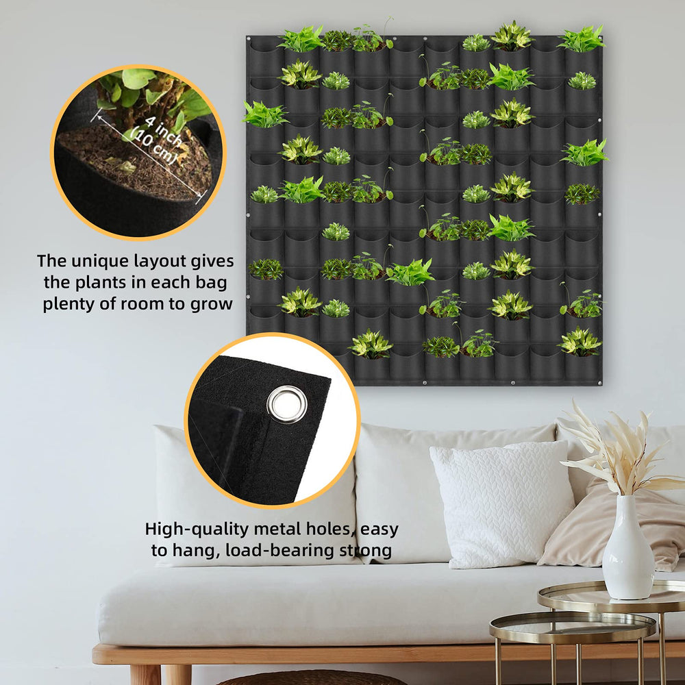 LITLANDSTAR planted panel with herbs showing space-saving planting and quick harvest