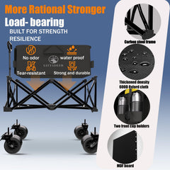 Littadeer adjustable handle detail ensuring comfortable towing benefit