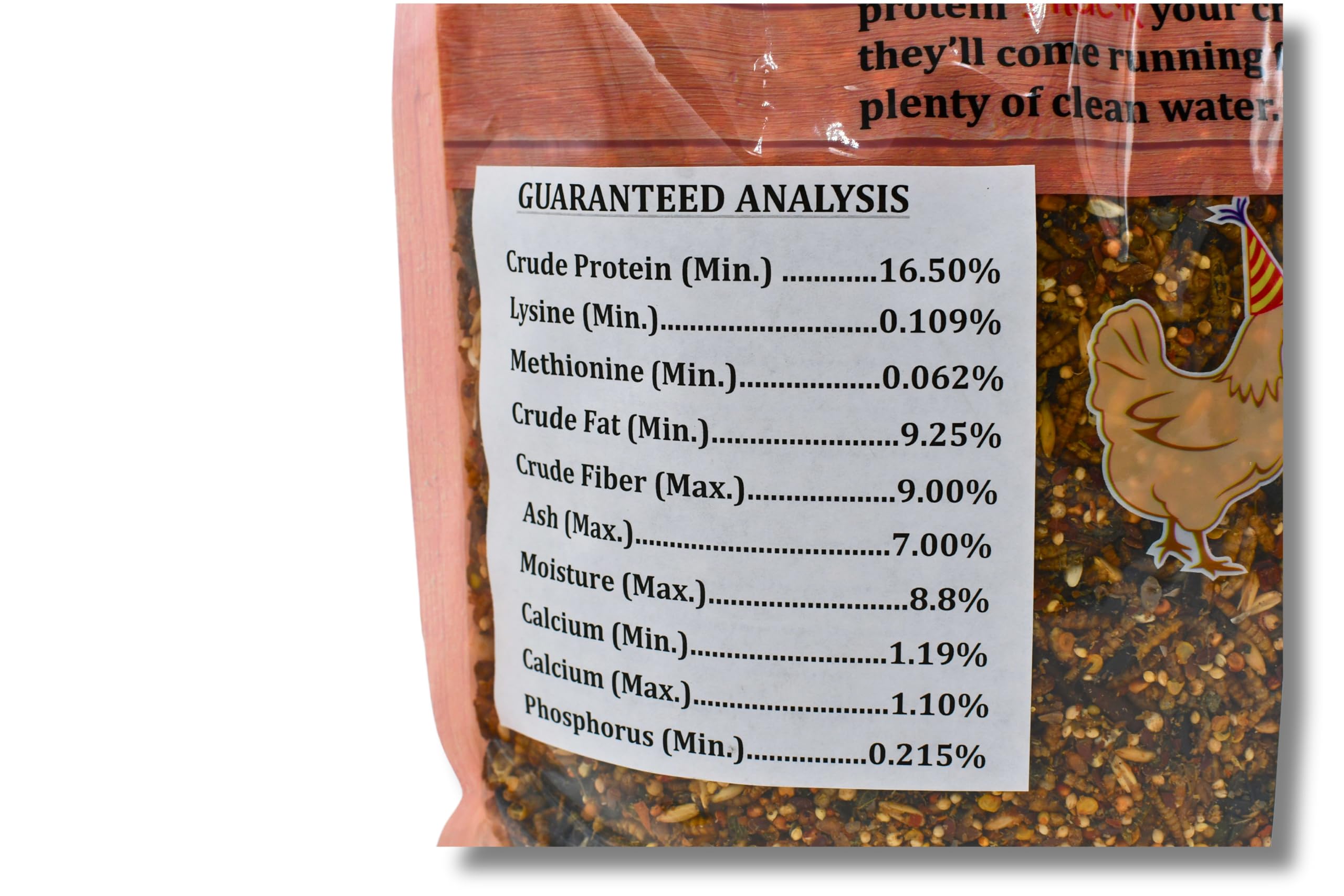 LITTLE FARMER PRODUCTS fortified pellet label close-up showing Renew micro-pellet benefits