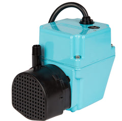 Little Giant front view showing compact durable pump housing and easy placement