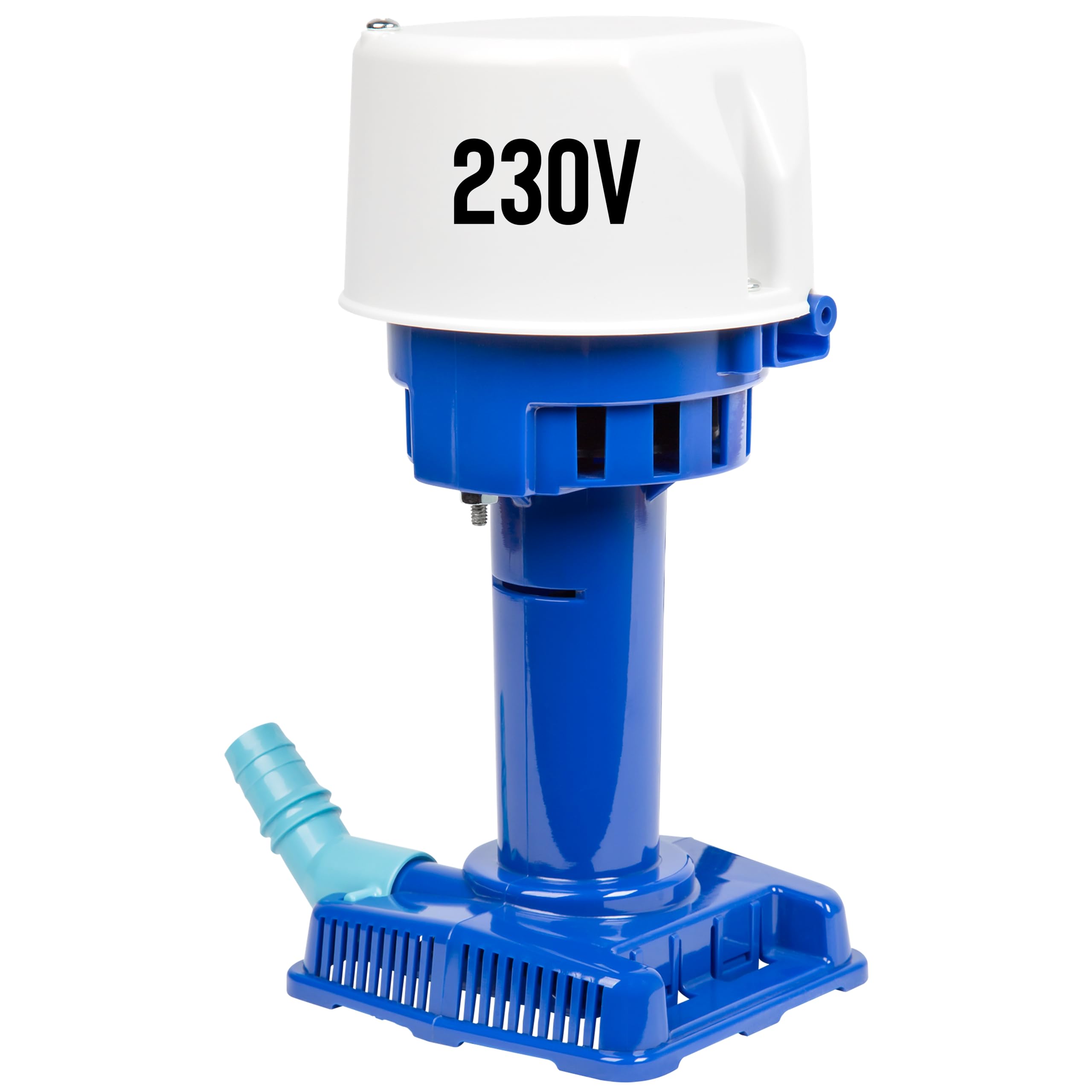 Little Giant CP2-230 front view showing compact pump and benefits of dependable flow