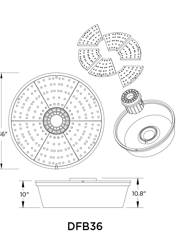 Little Giant open basin showing pump compartment and accessible design