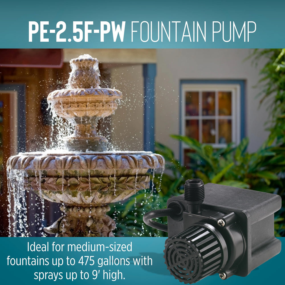 Little Giant threaded discharge close-up for secure plumbing connection