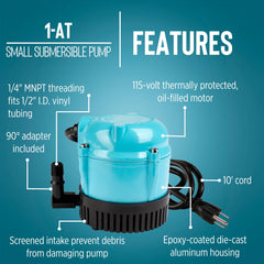 Little Giant close-up of epoxy-coated housing for corrosion resistance