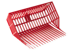 Little Giant pitch fork head front angle showing basket design and easier scooping