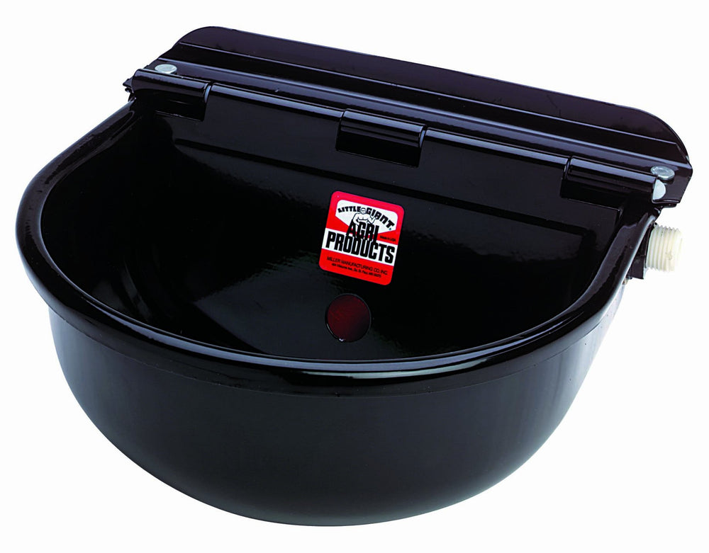 Little Giant front view shows basin and mounting, providing reliable livestock hydration