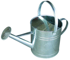 Little Giant front view galvanized watering can showing durable body and generous capacity for reliable watering