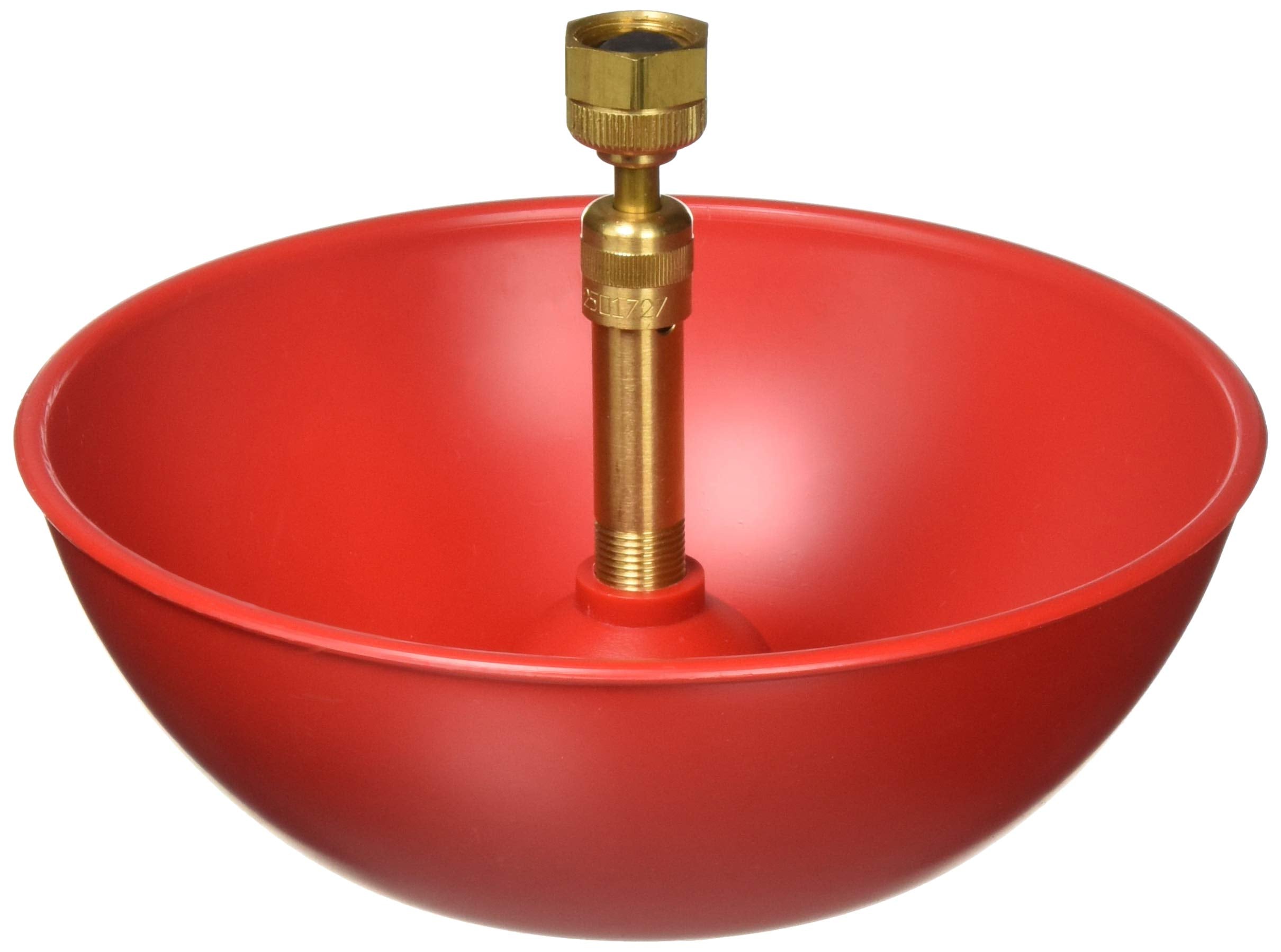 Little Giant front view showing durable bowl and brass stem for reliable watering