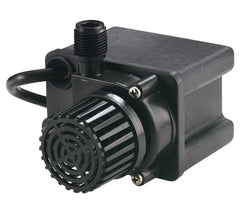 Little Giant pump front view showing compact design and installation ease
