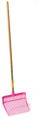 Little Giant hot pink fork front view shows durable head and easy handling