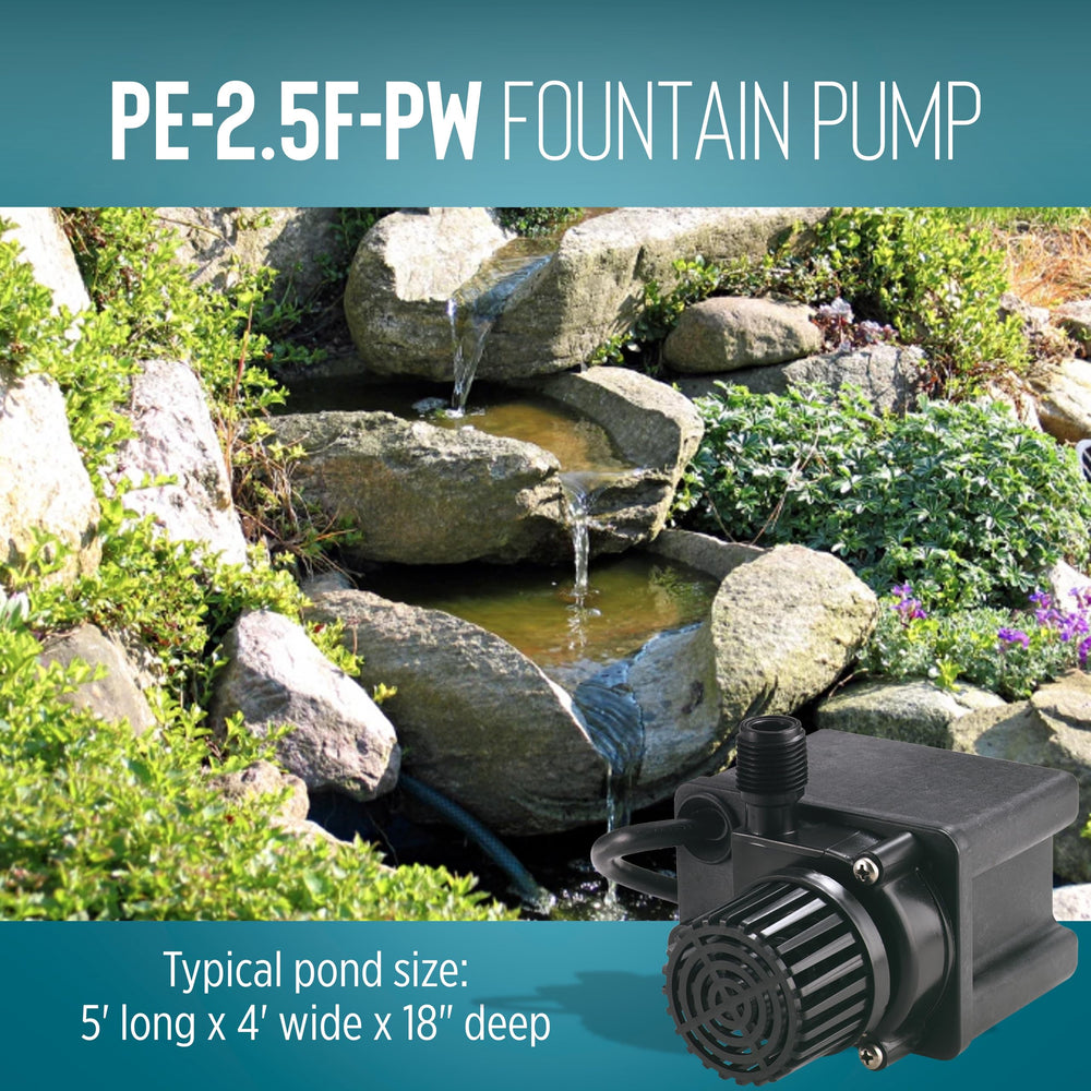 Little Giant installed in a small fountain demonstrating smooth circulation
