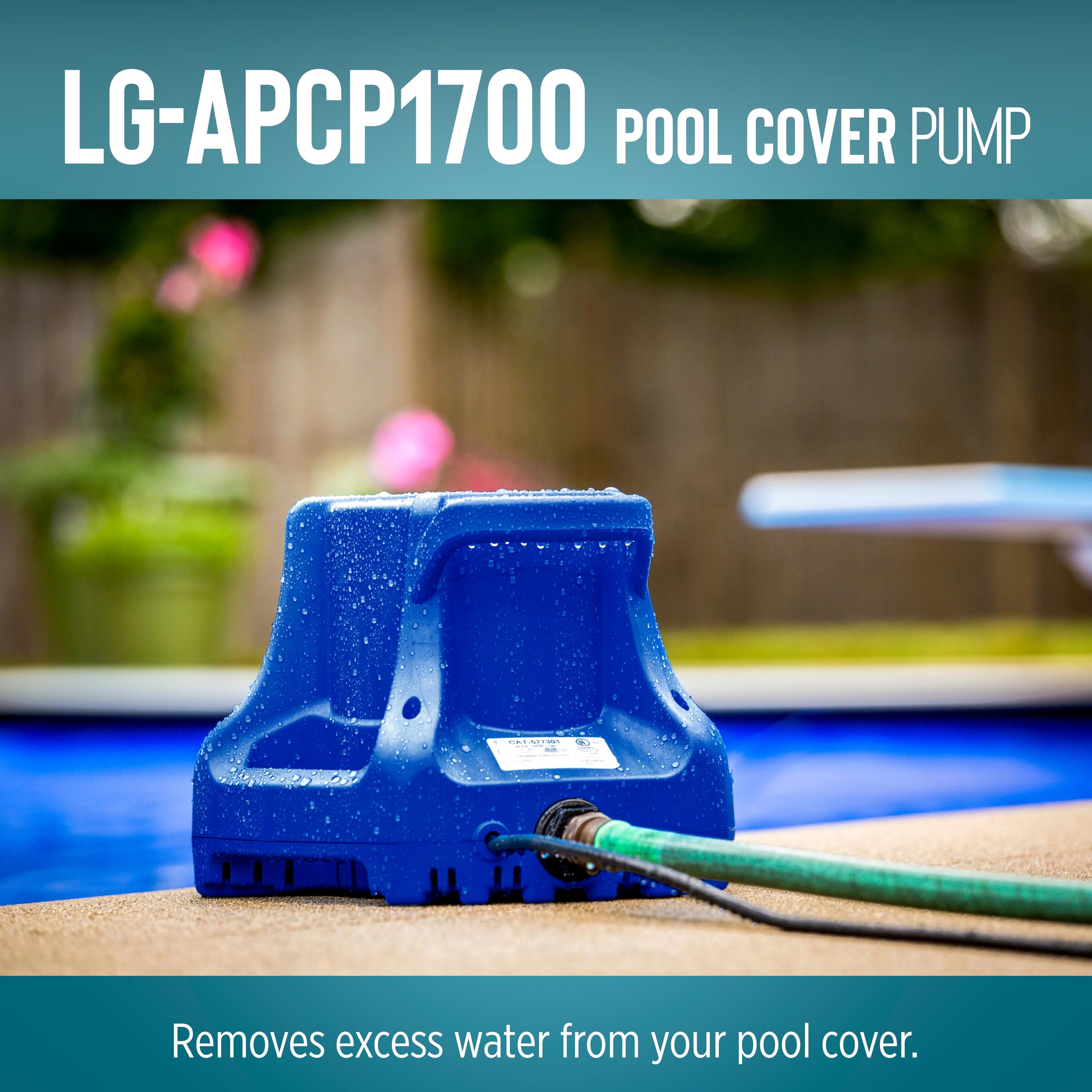 Little Giant LG-APCP1700 float switch access illustrating simple maintenance advantage