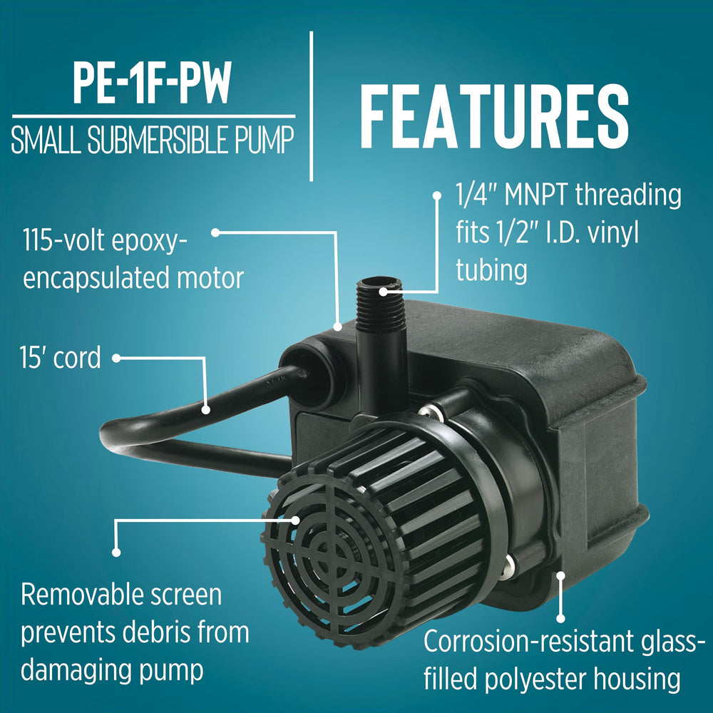 Little Giant MNPT discharge thread detail enabling secure hose or fitting connection