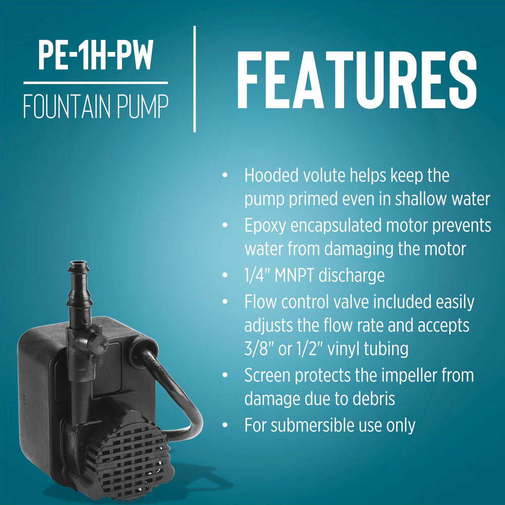 Little Giant barbed flow control valve detail for easy spray adjustment
