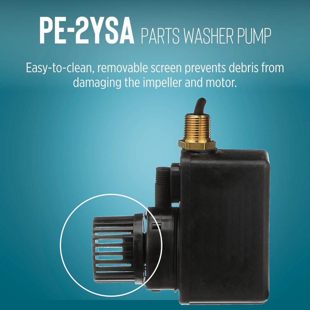 Little Giant PE-2YSA size comparison with hand showing compact, easy-to-handle design