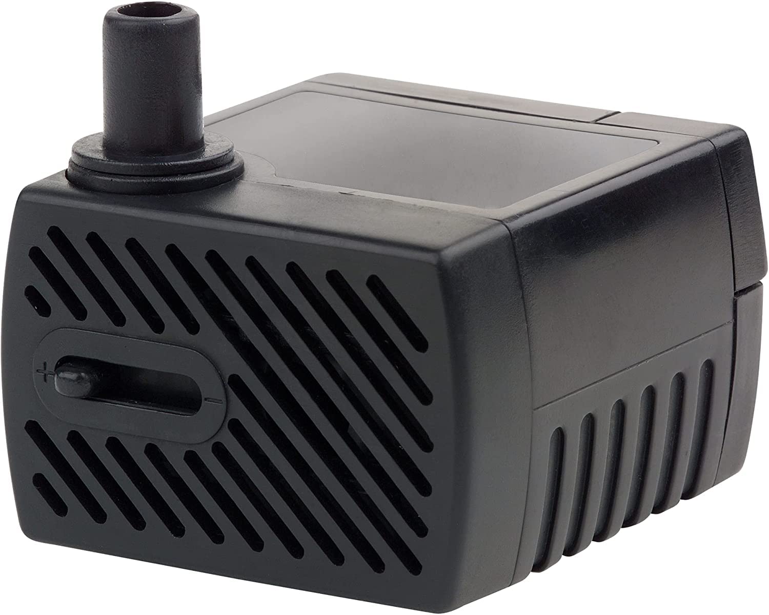 Little Giant PES-40-PW front view showing compact pump and easy placement benefit