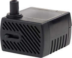 Little Giant PES-40-PW front view showing compact pump and easy placement benefit