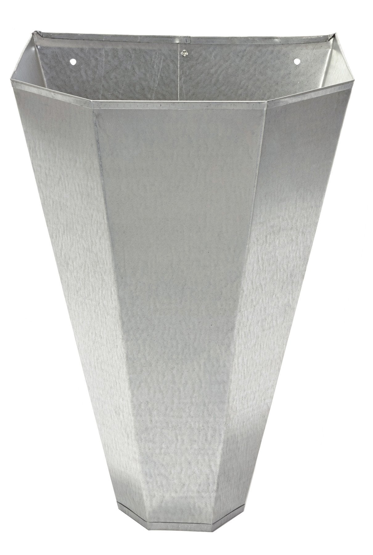 Little Giant restraining cone front view showing galvanized steel and flat back for secure mounting