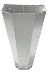 Little Giant restraining cone front view showing galvanized steel and flat back for secure mounting