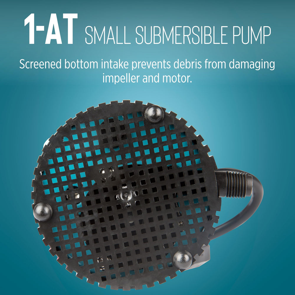Little Giant screened inlet detail protecting impeller and performance