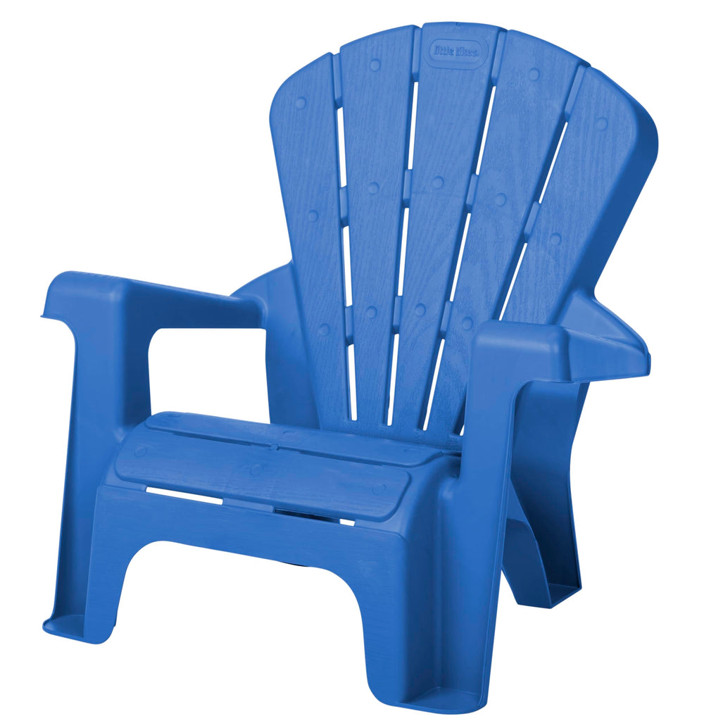 Little Tikes stacked chairs demonstrating compact storage and space-saving benefit