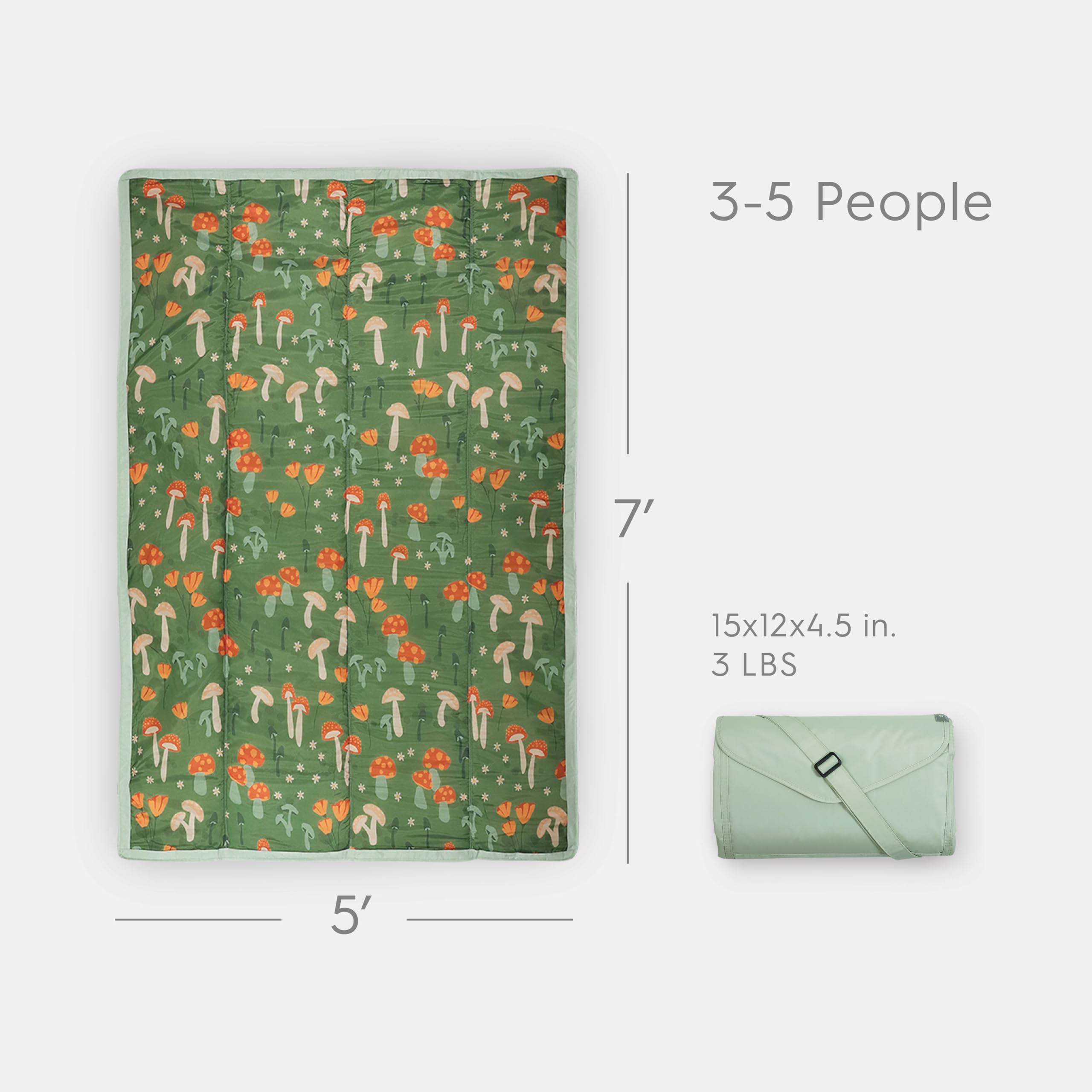 Little Unicorn close-up of fabric texture highlighting durable, water-resistant material
