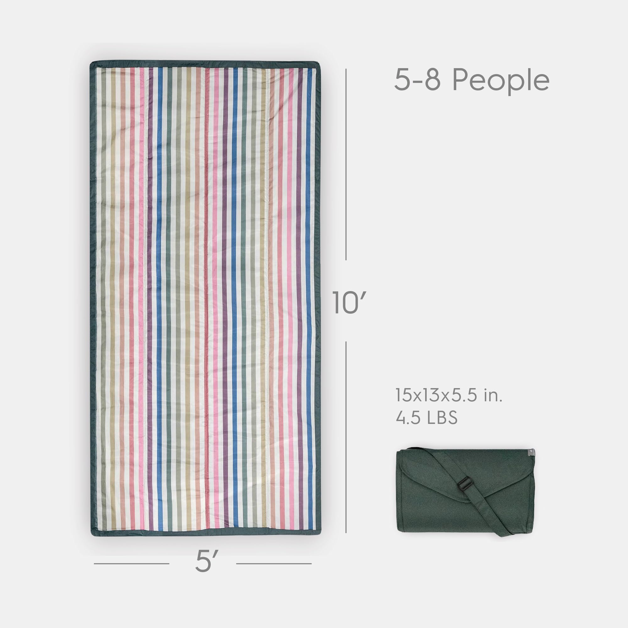Little Unicorn folded compact for easy transport and space-saving storage