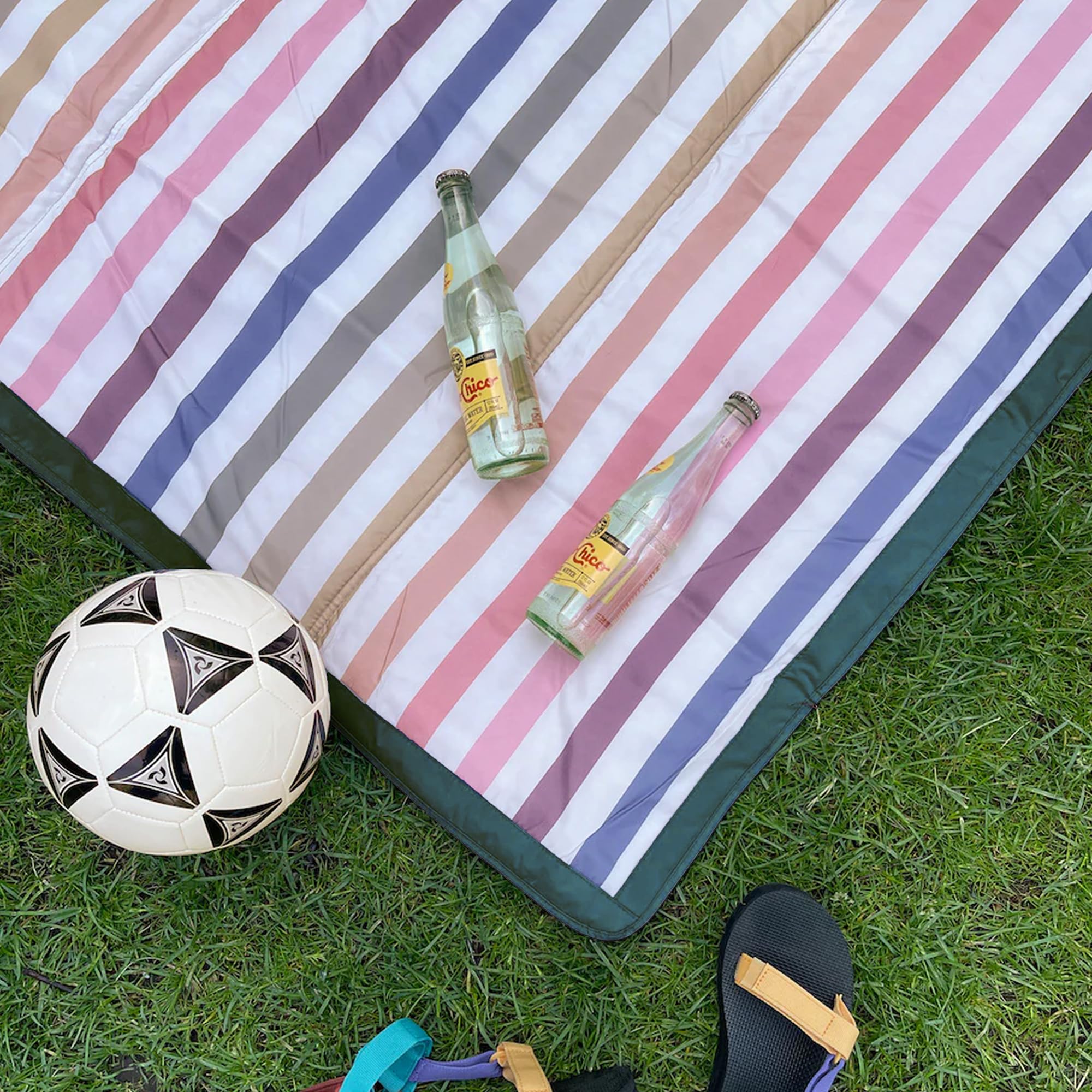 Little Unicorn water-resistant fabric close-up repels moisture and stains