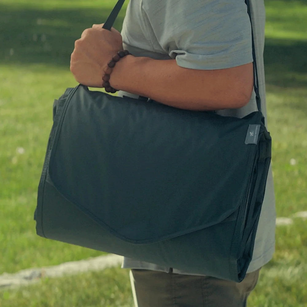 Little Unicorn exterior zipper pocket secures keys and small items