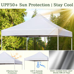 LIUJIAYI four empty sandbags alongside canopy top for customizable anchoring