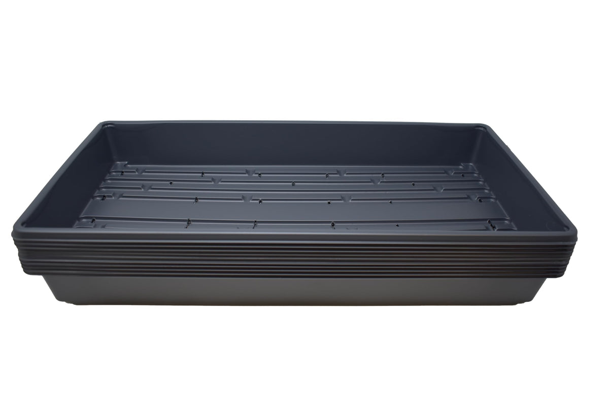 Living Whole Foods front view tray showing drain holes and durable fit benefits