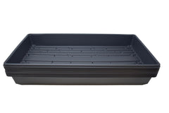 Living Whole Foods front view tray showing drain holes and durable fit benefits