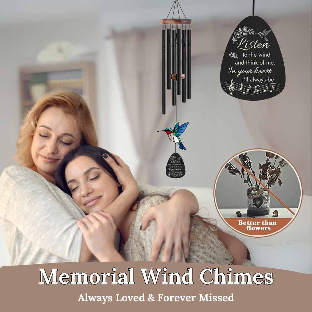 Livinges chime held in hands to show 36-inch scale and easy installation benefit