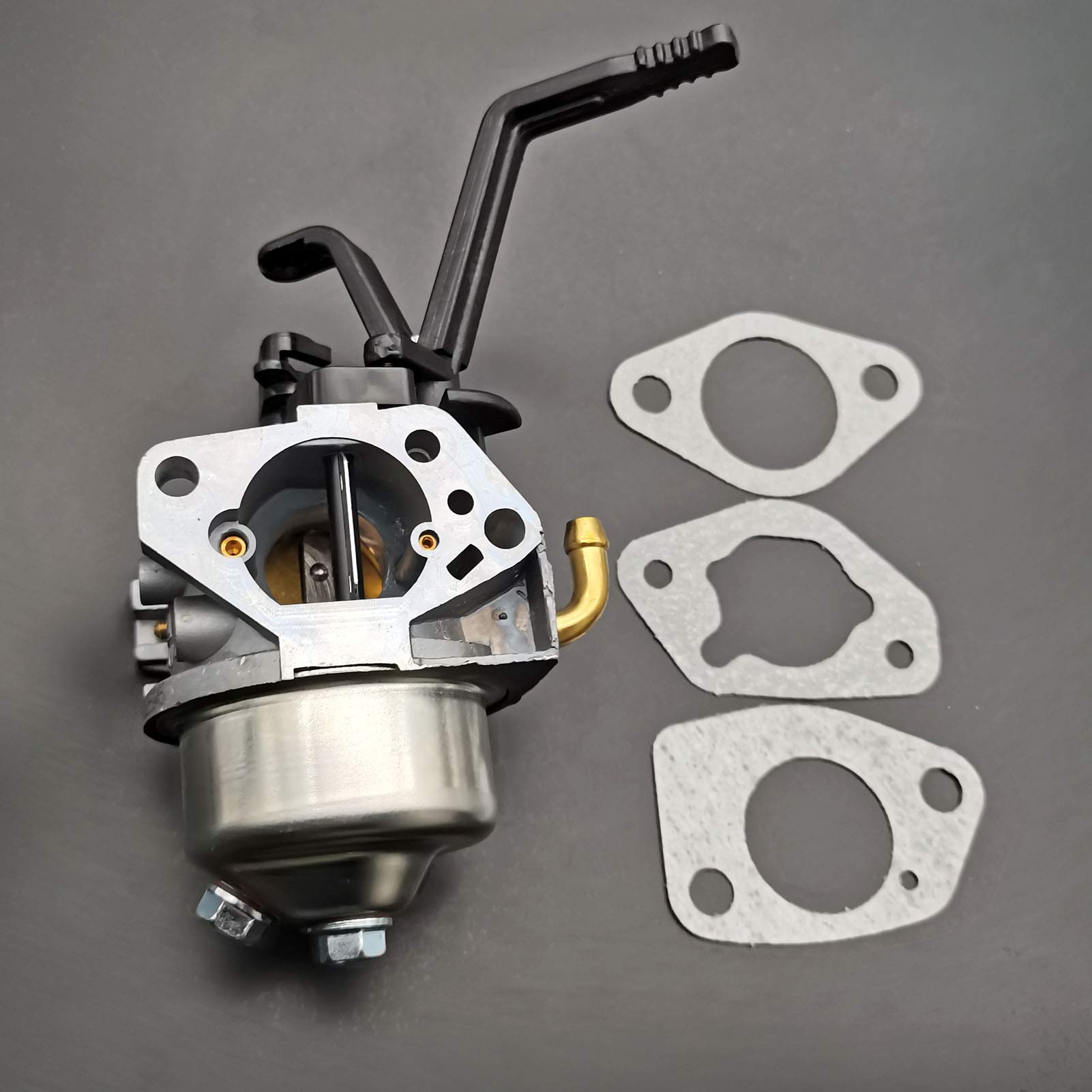 LIZAPUS Huayi carburetor installed on Troy-Bilt generator demonstrating correct fit