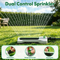 Lizjarol top detail of flow dial providing precise water volume control
